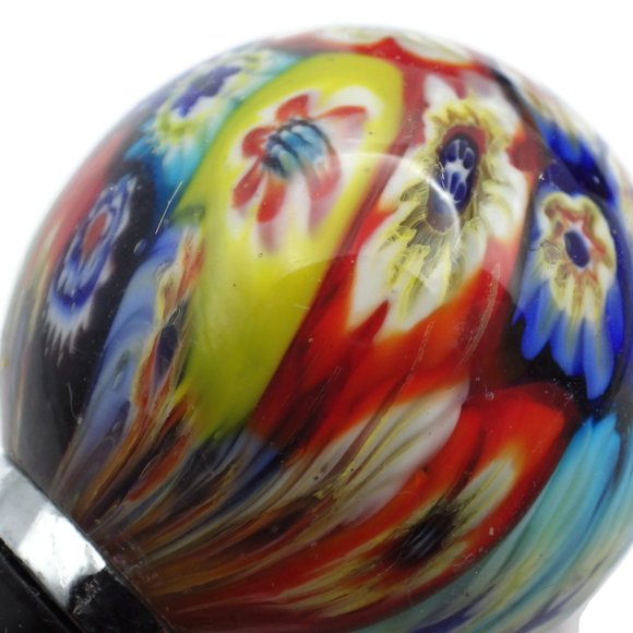 Millefiori Glass Wine Bottle Stopper/ Stainless Stem/ Boxed - Picture 5 of 6